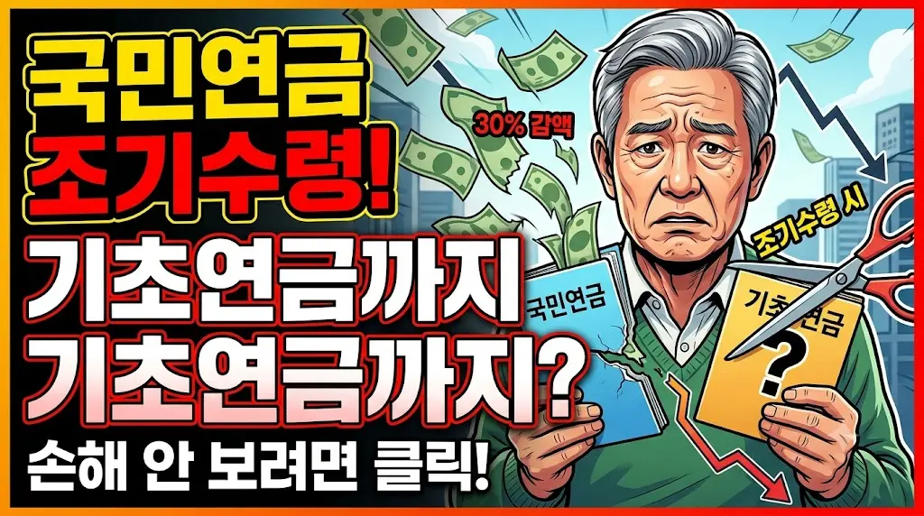 2026 국민연금 조기수령 기초연금 연동 감액 손익분기점